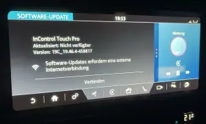 Land Rover InControl aktivieren: Software-Update nicht verfügbar. Verbindung zur Internetverbindung nötig.