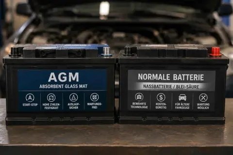Stiftung Warentest Autobatterien im Test: AGM vs. normale Nassbatterie. Welche ist die beste Wahl für Ihr Fahrzeug?