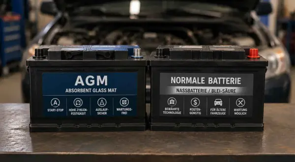 Stiftung Warentest Autobatterien im Test: AGM vs. normale Nassbatterie. Welche ist die beste Wahl für Ihr Fahrzeug?