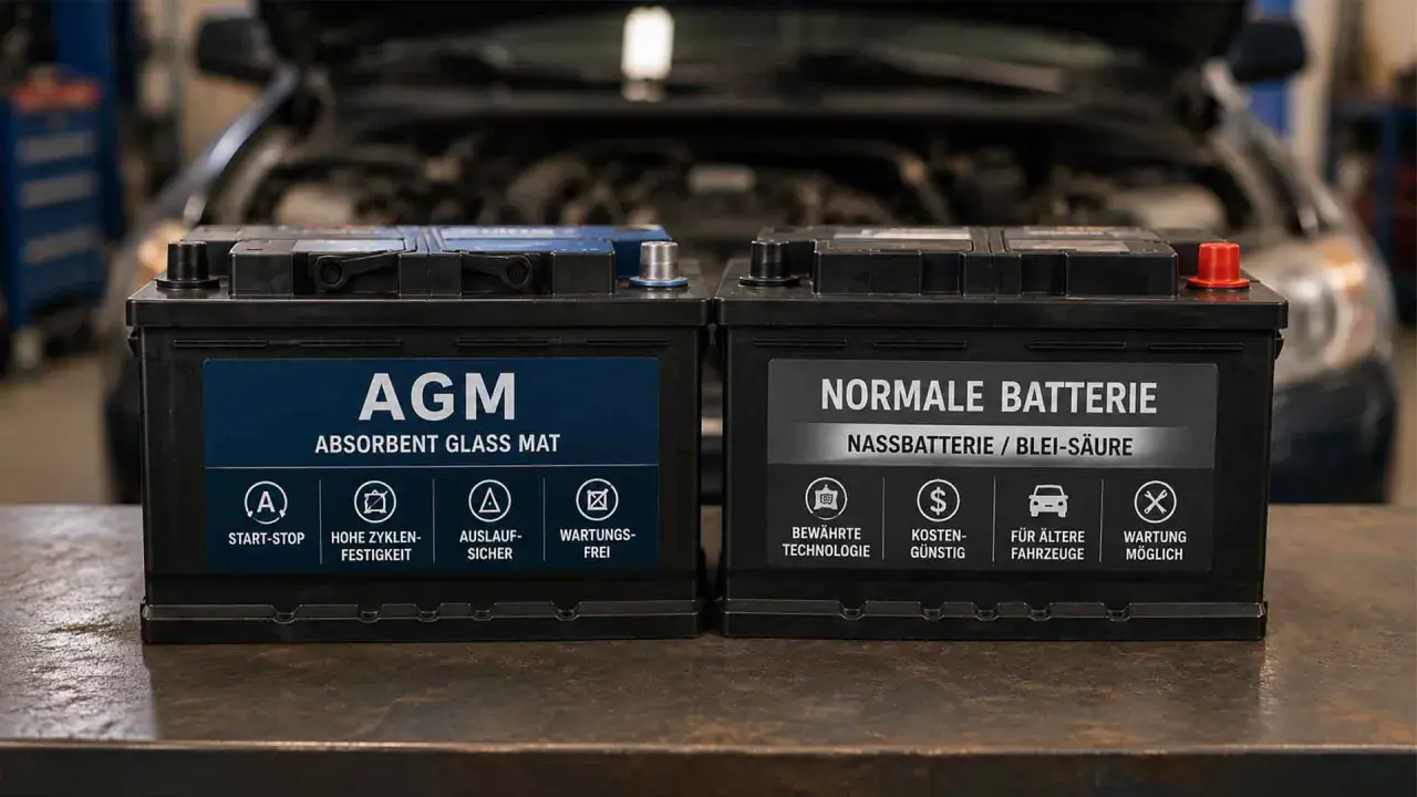 Stiftung Warentest Autobatterien im Test: AGM vs. normale Nassbatterie. Welche ist die beste Wahl für Ihr Fahrzeug?