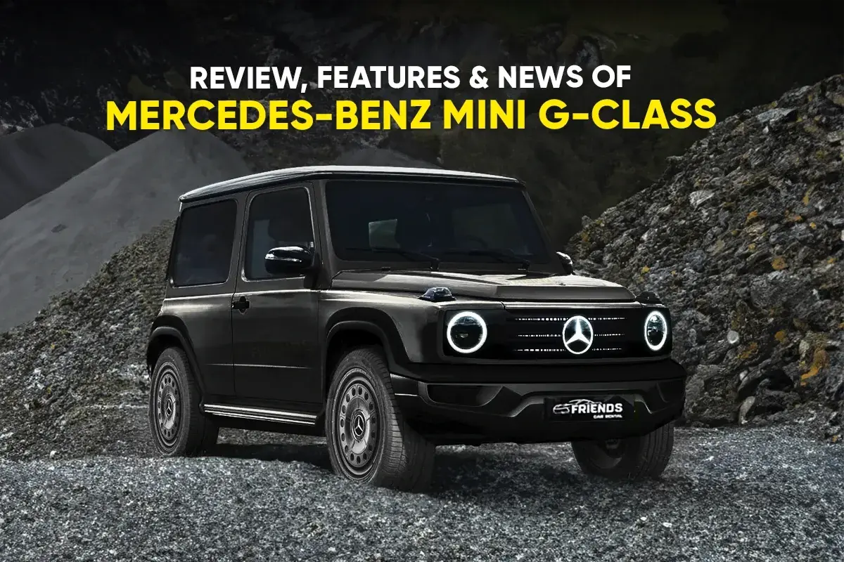 Schwarzer Mini G-Klasse Mercedes im Gelände.
