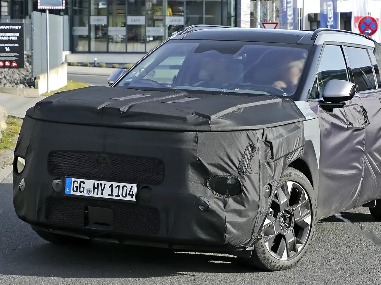 Prototyp des neuen Hyundai Tucson mit Tarnfolie. Wann kommt der neue Hyundai Tucson? Bald!